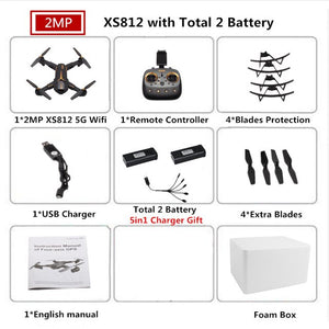 VISUO XS812 GPS Drone with Camera 5MP