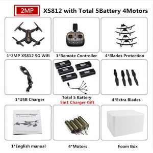 VISUO XS812 GPS Drone with Camera 5MP