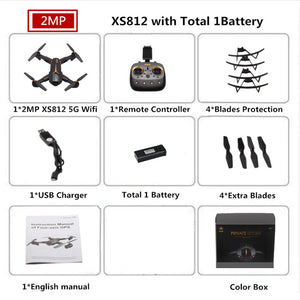 VISUO XS812 GPS Drone with Camera 5MP