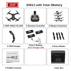 VISUO XS812 GPS Drone with Camera 5MP