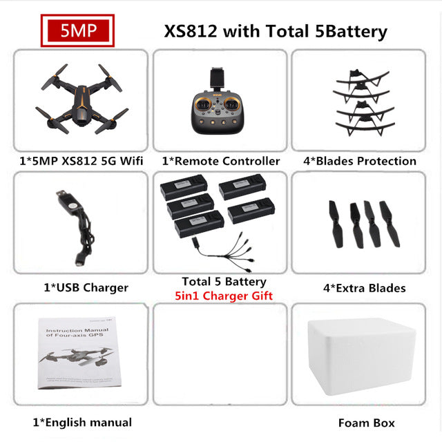 VISUO XS812 GPS RC Drone
