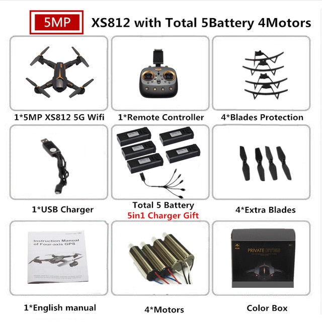 VISUO XS812 GPS RC Drone
